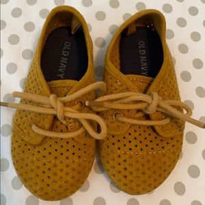 Mustard yellow shoes